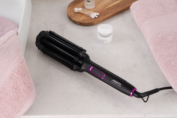 Плойка для создания локонов Ardesto Violet Pro, 90Вт, 170-210C, керамика, черный HC-Y220PRO фото