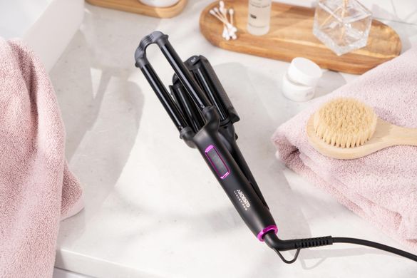 Плойка для создания локонов Ardesto Violet Pro, 90Вт, 170-210C, керамика, черный HC-Y220PRO фото