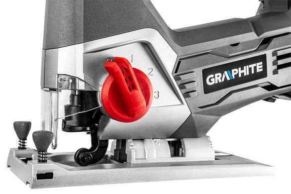 Лобзик GRAPHITE 58G009, аккумуляторний 18 В без аккумулятора та зарядного пристрою, з регулюванням кута та маятниковим ходом 58G011 фото