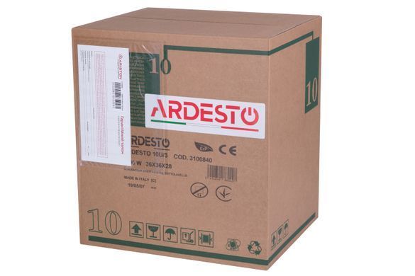 Водонагрівач електр. ARDESTO компакт, 10л, 1,2кВт, монтаж під мийкою, мех. кер-ння, B, Італія, білий (310071) 3100840 фото