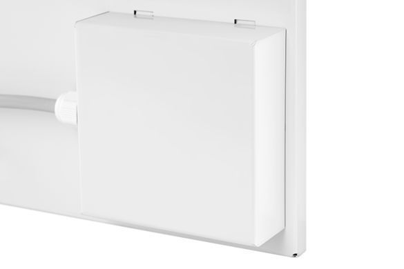 Керамічна електронагрівальна панель Ardesto HCP-395WT-ECO, 395 Вт, 8 м2, 60 х 60 см, IP54, білий (328826)