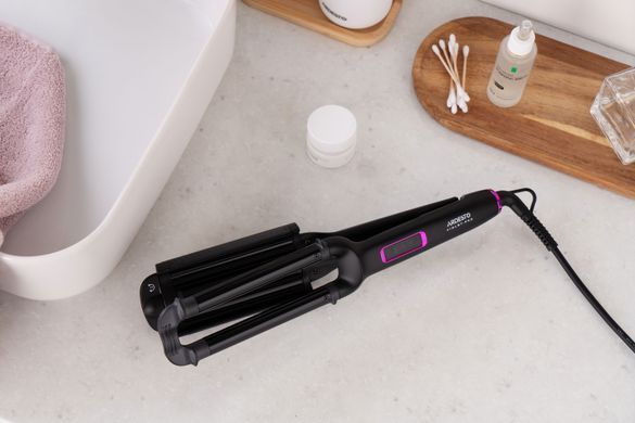 Плойка для создания локонов Ardesto Violet Pro, 90Вт, 170-210C, керамика, черный HC-Y220PRO фото
