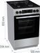 Gorenje Плита комби, 62л, 50x60см, дисплей, IconLed, эмалированные, титан GK5C60SJ