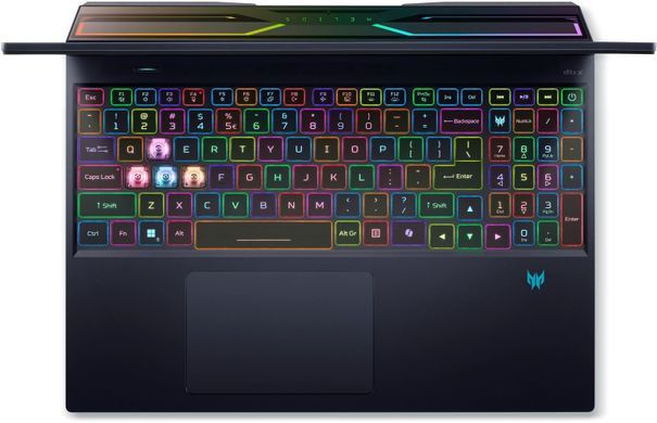 Acer Ноутбук Predator Helios 16 PH16-72 16" WQXGA, Intel i9-14900HX, 32GB, F1TB, NVD4070-8, Lin (382184) NH.QR9EU.001 фото