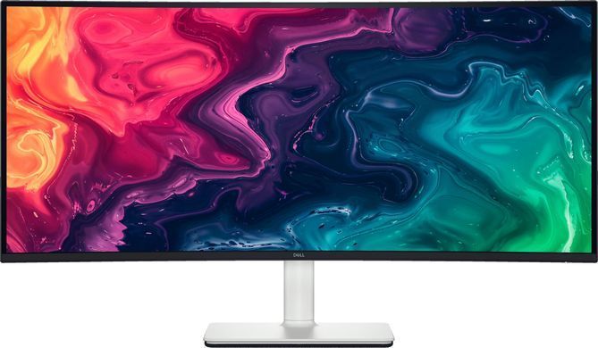 Монітор DELL 34" S3425DW 2xHDMI, USB-C, MM, VA, 3440x1440, 21:9, 120Hz, 1ms, sRGB 95%, CURVED, FreeSync, HAS, HDR10 (389478) 210-BQWR фото