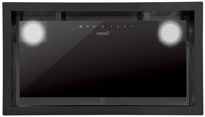 Cata Витяжка вбудовувана, 50см, 1200м3г, GC DUAL 45 BK, чорний (359705) 02130208 фото