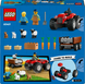 Конструктор LEGO City Червоний фермерський трактор із причепом і вівцями 116 деталей (60461)