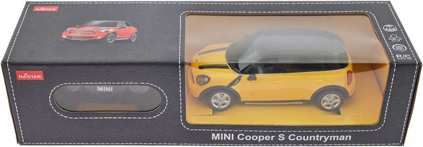 Машинка Rastar Mini Cooper S Countryman 1:24 Жовтий