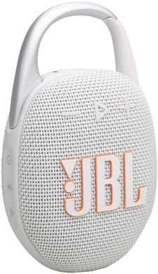 Портативна акустика JBL Clip 5 Білий (JBLCLIP5WHT) JBLCLIP5WHT фото