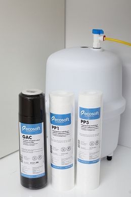 Фильтр обратного осмоса Ecosoft Standard 6-50M с минерализатором, мембрана 50gpd, кран капля