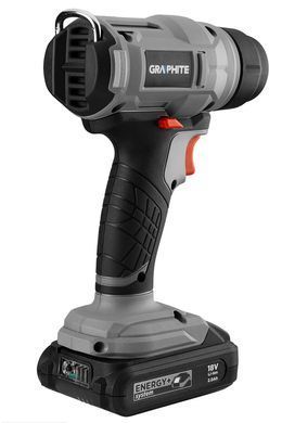 Акумуляторний термофен GRAPHITE 58G082 (18V, 550&deg;C, 200 л/хв) без АКБ 58G082 фото