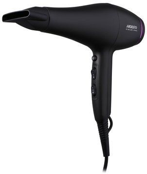 ARDESTO Фен Violet PRO HD-Y222PRO, 1850-2200Вт, 2 швидкості, 3темп.режима, дифузор, чорний (359660) HD-Y222PRO фото