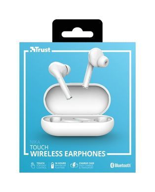 Наушники Trust Nika Touch True Wireless Mic White 23705_TRUST фото