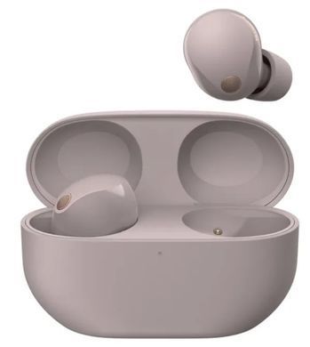 Наушники TWS Sony WF-1000XM5 BT 5.3, ANC, Hi-Res, IPX4, SBC, AAC, LDAC, LC3, Mic, Розовый WF1000XM5P.CE7 фото