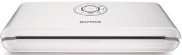Вакууматор Gorenje для пакетов, 120Вт, 30см, электронное управление, +10 пакетов, пластик, белый (350921) VS120W фото