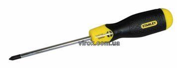 Отвертка крестовая STANLEY "Cushion Grip": "Philips" PH2 x 150 мм DW