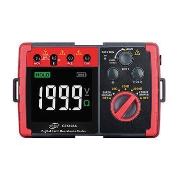 Вимірювач опору заземлення (0-2000 &Omega;) BENETECH GT5105A