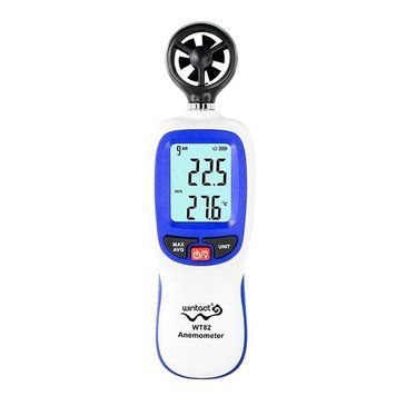Цифровий крильчастий анемометр 0,3-30 м/с, -10-45 &deg;C WINTACT WT82