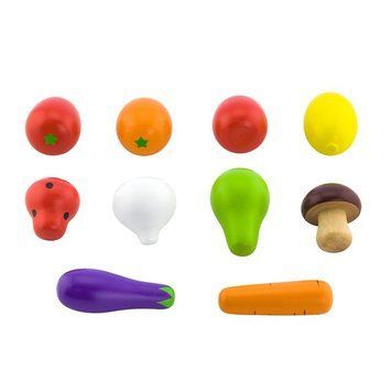 Іграшкові продукти Viga Toys Дерев'яні овочі та фрукти (50734) dt_9271 фото