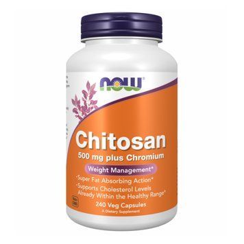 Хітозан NOW Chitosan 500 мг вег. капсули №240