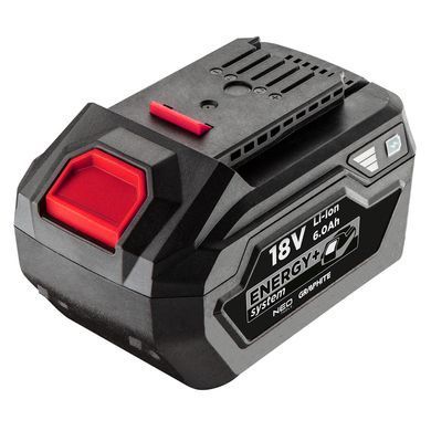 Аккумуляторная батарея Graphite 58G086 Energy+ 18 В, Li-Ion, 6,0 Ач.
