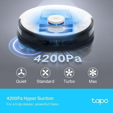 TP-Link Робот-пилосмок TAPO RV 30 LIDAR з підтримкою вологого прибирання + док-станція (374790) TAPO-RV30-PLUS фото