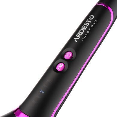 Щітка-випрямляч Ardesto Violet Pro HSB-Y220PRO, 50Вт, 130-210C, кераміка, чорний (387824) HSB-Y220PRO фото