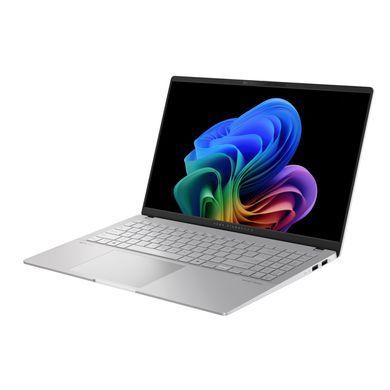 ASUS Ноутбук Vivobook S 15 S5507QA-MA058X 15.6" 3K OLED, Qualcomm X1E-78-10, 32GB, F1TB, UMA, Win11P, Серебристый 90NB14Q2-M00490 фото