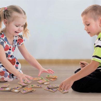 Дерев'яне доміно Viga Toys Звірята (59622) dt_2321 фото