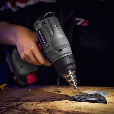 Акумуляторний термофен GRAPHITE 58G082 (18V, 550&deg;C, 200 л/хв) без АКБ 58G082 фото