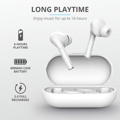 Наушники Trust Nika Touch True Wireless Mic White 23705_TRUST фото