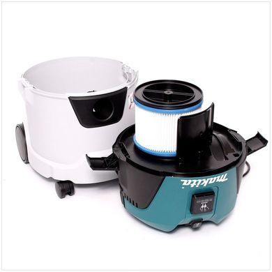 Makita Пылесос профессиональный VC2512L, 1000Вт, 210мБар, контейнер 25л, розетка 2600Вт, 7кг VC2512L фото