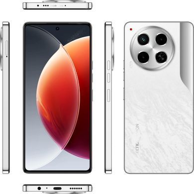 TECNO Смартфон Camon 30 (CL6) 6.78" 8/256ГБ, 2SIM, 5000мА&bull;ч, Uyuni Salt White 4894947020476 фото