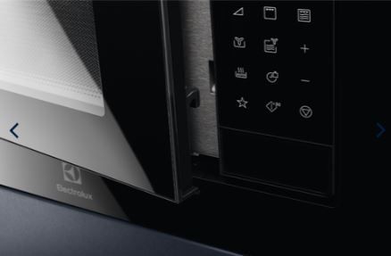 Electrolux Микроволновая печь встраиваемая, 25л, электр. управл., 900Вт, гриль, дисплей, черный+нерж LMS4253TMX фото