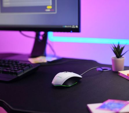 Trust Мышь GXT 109 FELOX RGB White 25066_TRUST фото
