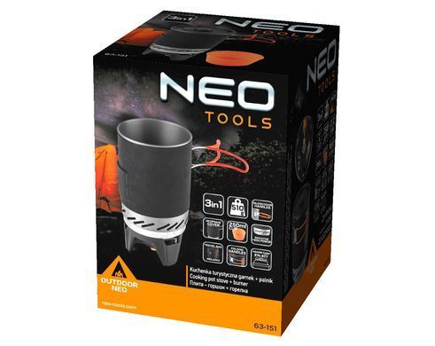 Набор туристической посуды Neo Tools 63-151 3-в-1
