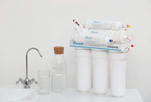 Фильтр обратного осмоса Ecosoft Standard 6-50M с минерализатором, мембрана 50gpd, кран капля