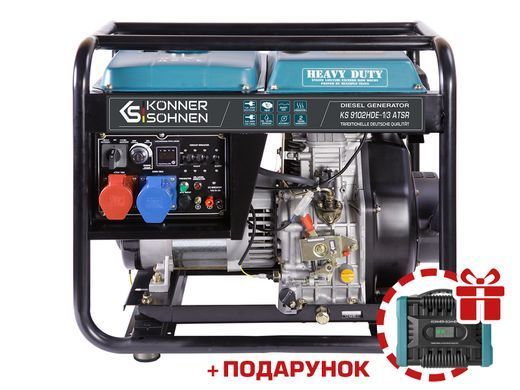 Дизельный генератор KS 9102HDE-1/3 ATSR (EURO II) KS 9102HDE-1/3 ATSR фото