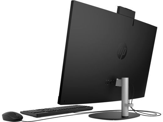 HP Комп'ютер персональний моноблок All-in-One 27" FHD IPS AG, Intel i3-1315U, 16GB, F512GB, UMA, WiFi, кл+м, DOS, чорний (381490) AR0N6EA фото