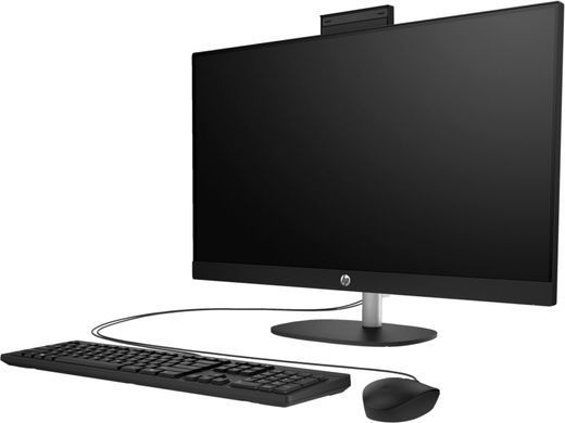 HP Комп'ютер персональний моноблок All-in-One 27" FHD IPS AG, Intel i3-1315U, 16GB, F512GB, UMA, WiFi, кл+м, DOS, чорний (381490) AR0N6EA фото