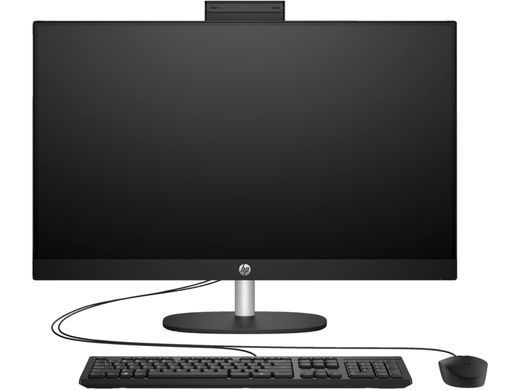 HP Комп'ютер персональний моноблок All-in-One 27" FHD IPS AG, Intel i3-1315U, 16GB, F512GB, UMA, WiFi, кл+м, DOS, чорний (381490) AR0N6EA фото