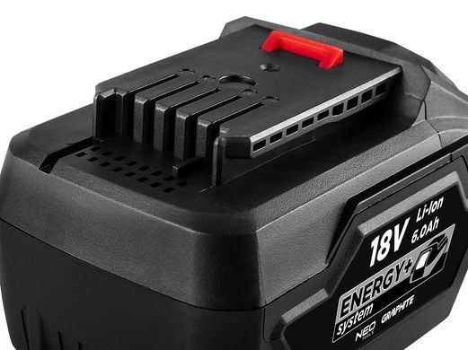 Аккумуляторная батарея Graphite 58G086 Energy+ 18 В, Li-Ion, 6,0 Ач.