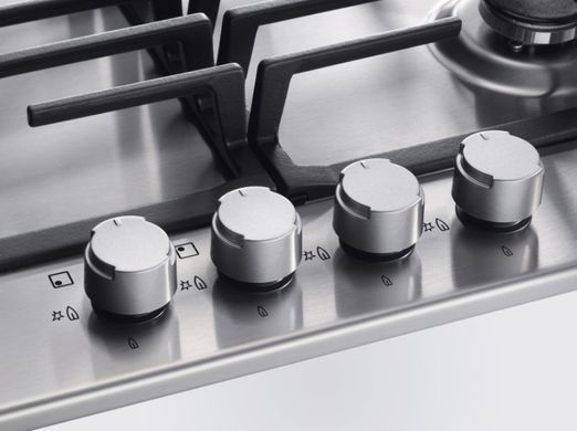Electrolux Варочная поверхность газовая, 30см, чугун, домино, нерж EGG3322NVX фото