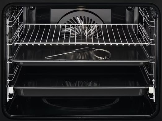 Electrolux Духовой шкаф электрический, 71л, A++, пар, дисплей, конвекция, пиролиз, телескопические направляющие, черный KOEBP39Z фото