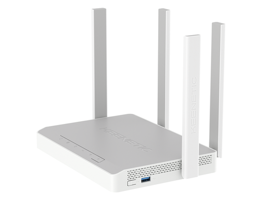 Інтернет-центр WIFI AX1800, LTE-модем cat 6, 4хGigabit, USB 3.0 KEENETIC Hero 4G+ (KN-2311)