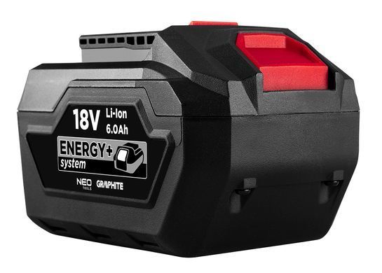 Аккумуляторная батарея Graphite 58G086 Energy+ 18 В, Li-Ion, 6,0 Ач.