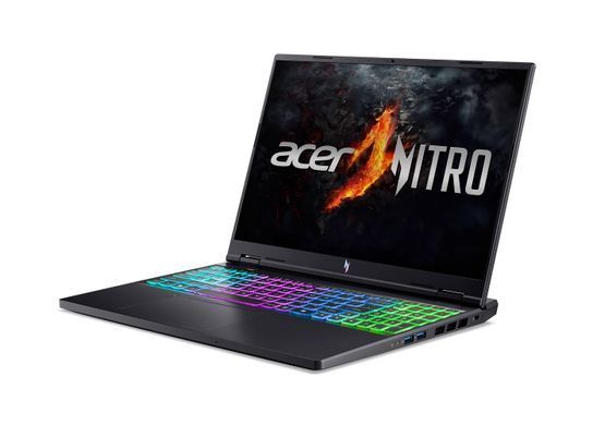 Acer Ноутбук Nitro 16 AN16-73 16" WUXGA IPS, Intel i7-14650HX, 32GB, F1TB, NVD4050-6, Lin, черный NH.QSNEU.005 фото