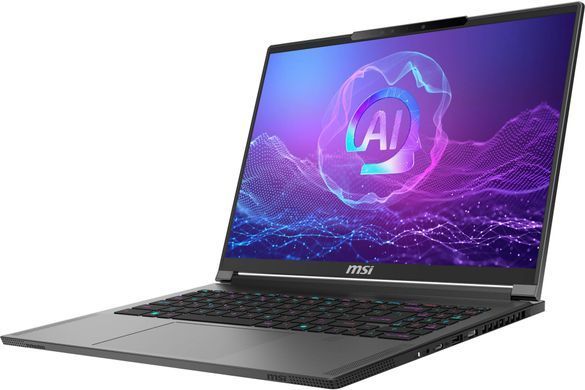 Ноутбук MSI Creator A16 AI+ A3XVGG 16 UHD, Ryzen AI 9 HX 370, 32GB, F2TB, NVD4070-8, W11P, сірий (390001) 9S7-15FK24-266 фото