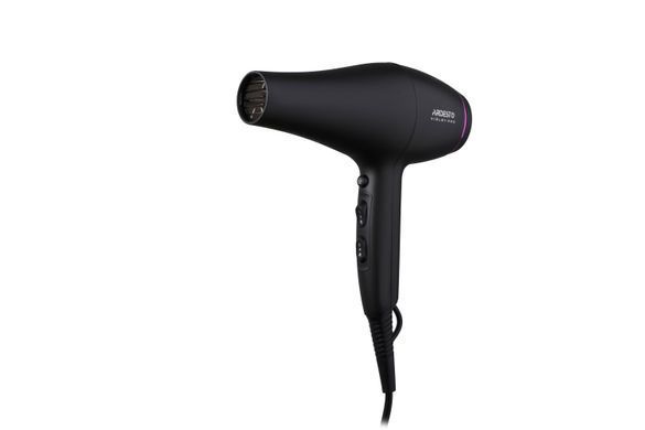 ARDESTO Фен Violet PRO HD-Y222PRO, 1850-2200Вт, 2 швидкості, 3темп.режима, дифузор, чорний (359660) HD-Y222PRO фото