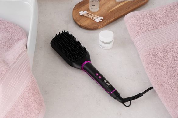 Щітка-випрямляч Ardesto Violet Pro HSB-Y220PRO, 50Вт, 130-210C, кераміка, чорний (387824) HSB-Y220PRO фото
